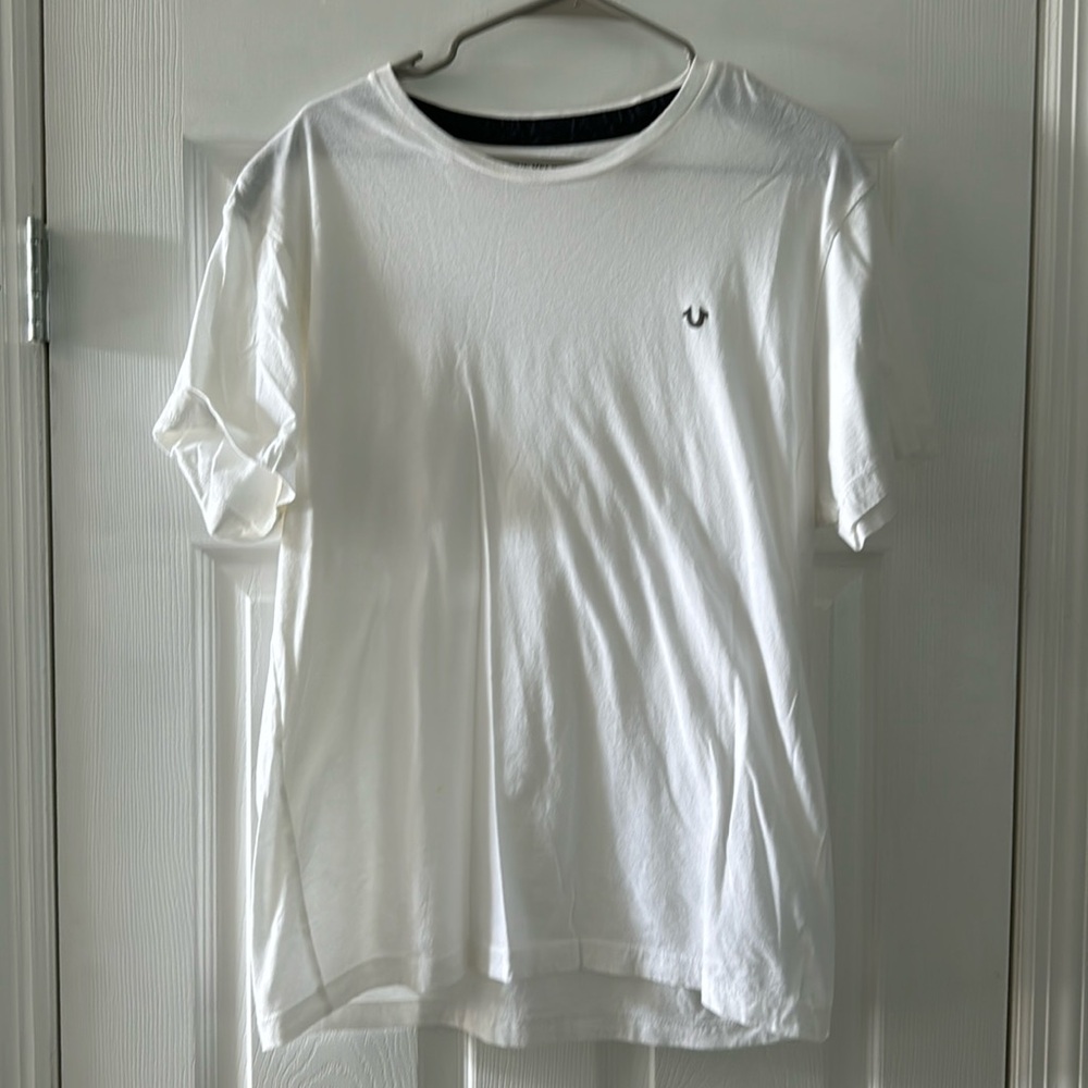 True religion white tee